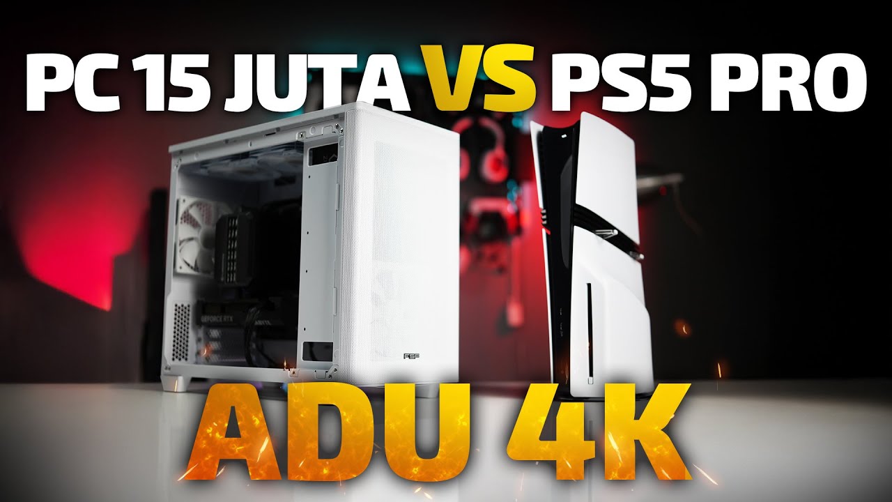 PC 15 Juta VS PS5 Pro | Test 4K Ray Tracing, Mending Mana? ft @Share Button
