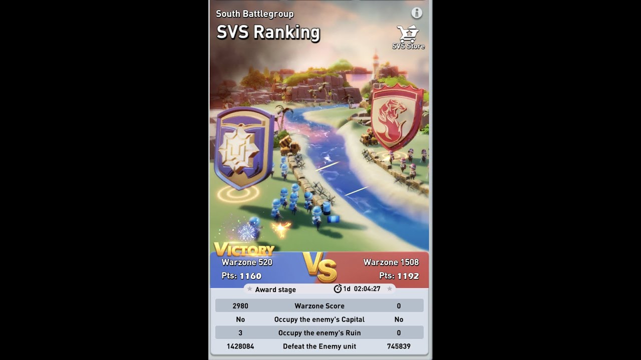 Top War: Battle Game: SVS 1508 vs 520 - Szliszka VIP11 CE POV #topwar #topwarbattlegame