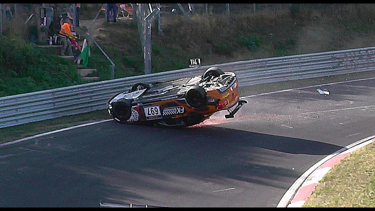 Highlights VLN 8 HEAVY CRASH & Action Nürburgring Nordschleife Überschlag