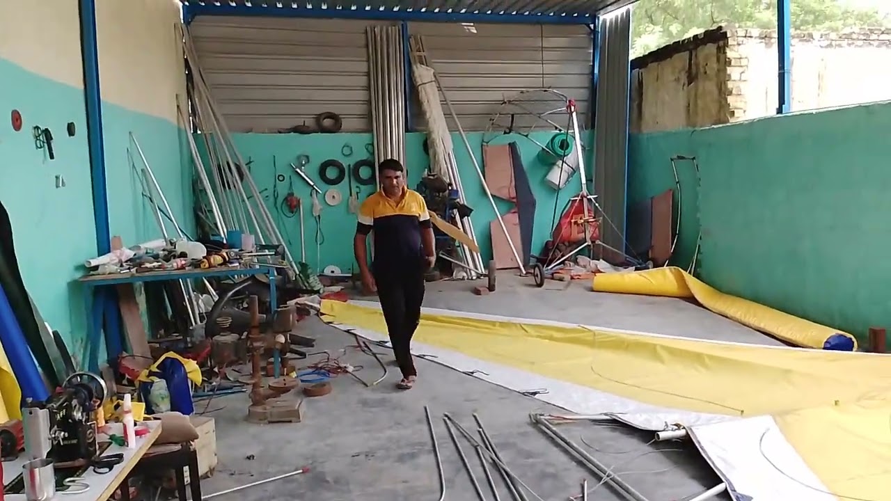 HANG GLIDER WING'S COVERING BY CLOTH FULL PROCESS || DESI ENGINEER RAVI GUJJAR|| MADE IN INDIA