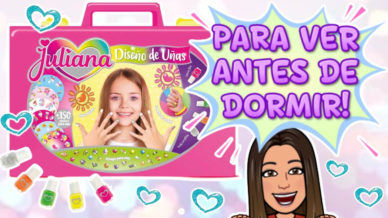 😴Para mirar antes de dormir… NUEVA VALIJA JULIANA DISEÑO DE UÑAS 😴 ASMR