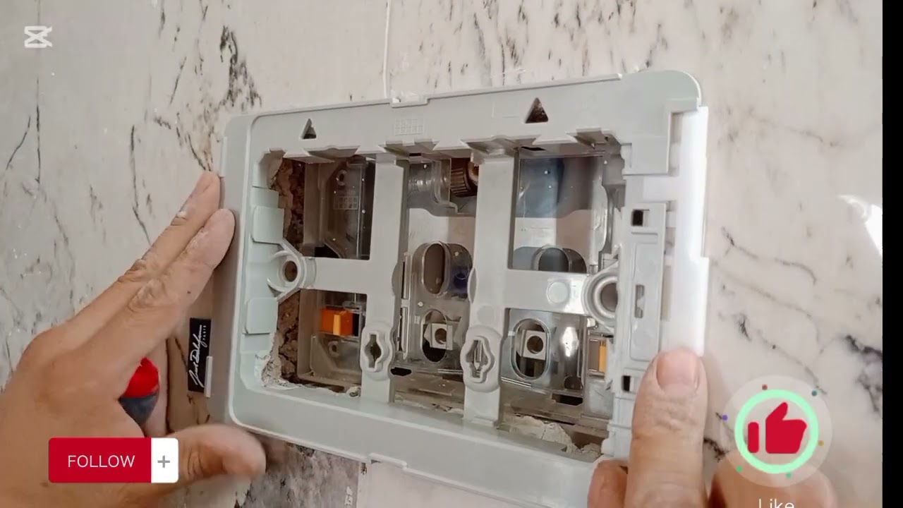 ✨تركيب زر المرحاض المتبث على الحائط | installation bouton poussoir de toilette suspendu 🌟🛠️🔧