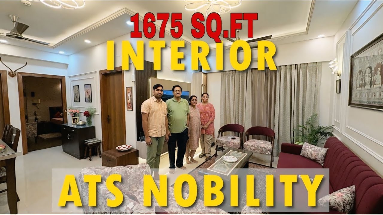 Latest 3 BHK 1 STOREROOM Interior Design in ATS Nobility  Noida Extension  Small Budget Big Makeover