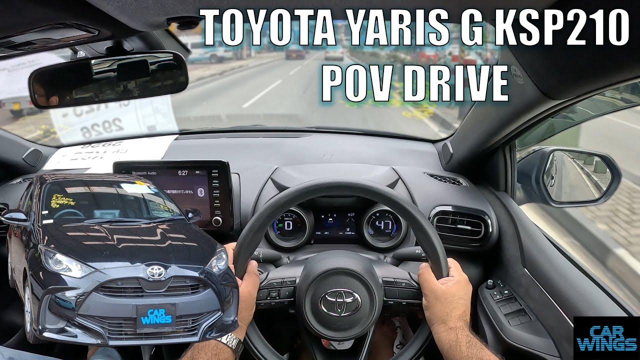 Toyota Yaris G Grade KSP210 POV Drive and Review (Car Wings)