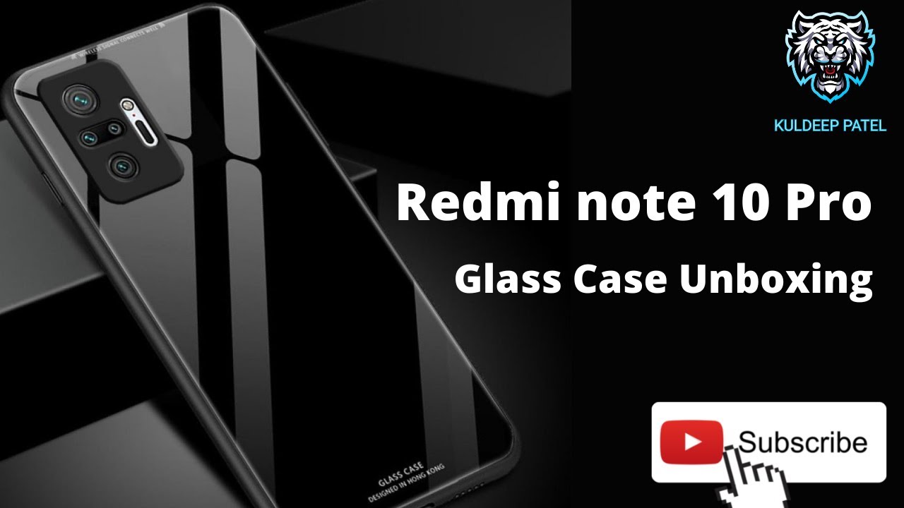 KWINE CASE Back Cover Redmi note 10 Pro (Glass Case)