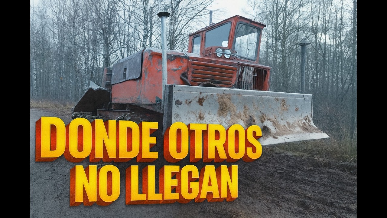 TDT-55 Tractocarro Forestal – Destructor de Bosques Soviético | Tractores y Maquinaria Pesada