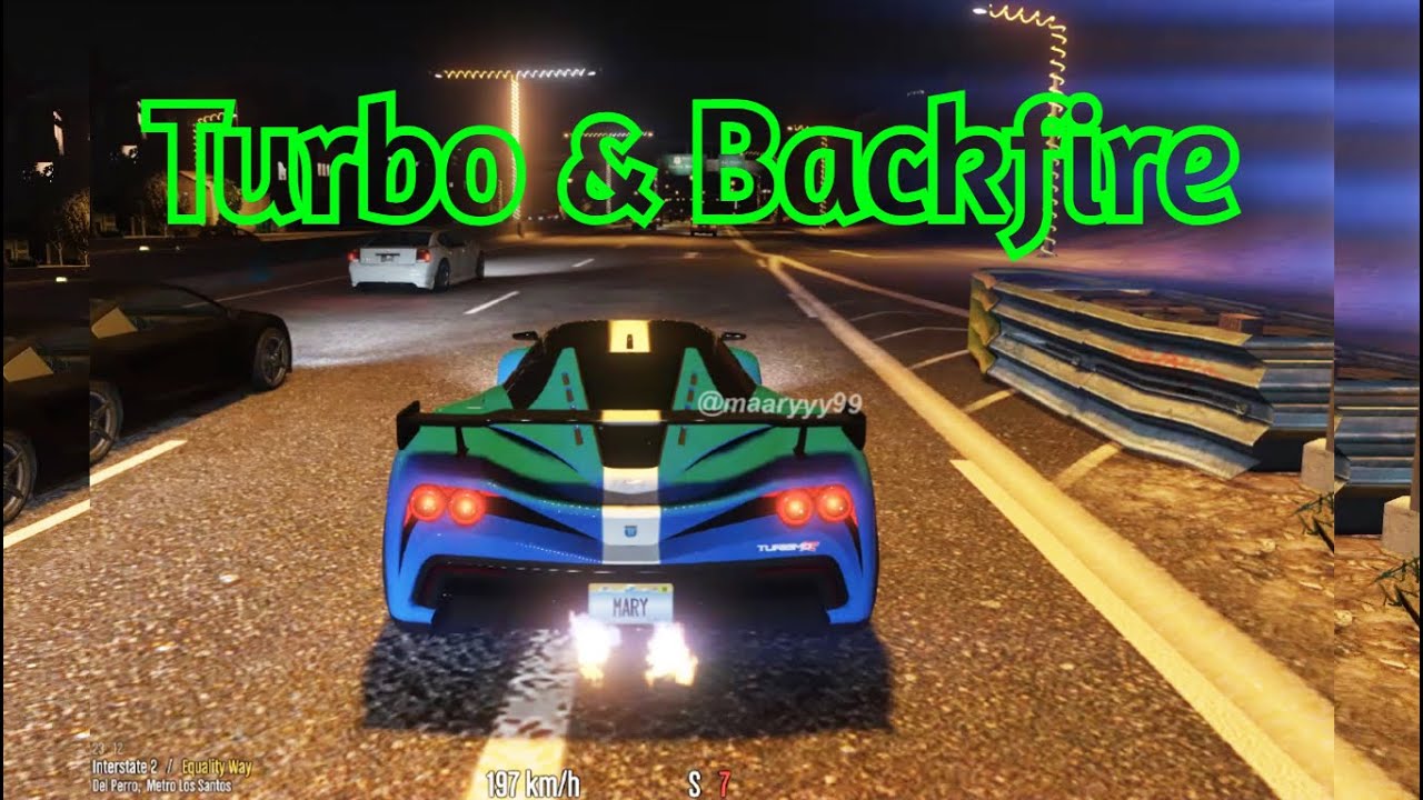 Cách mod turbo và backfire trong GTA 5  | How to mod turbo and backfire in GTA 5