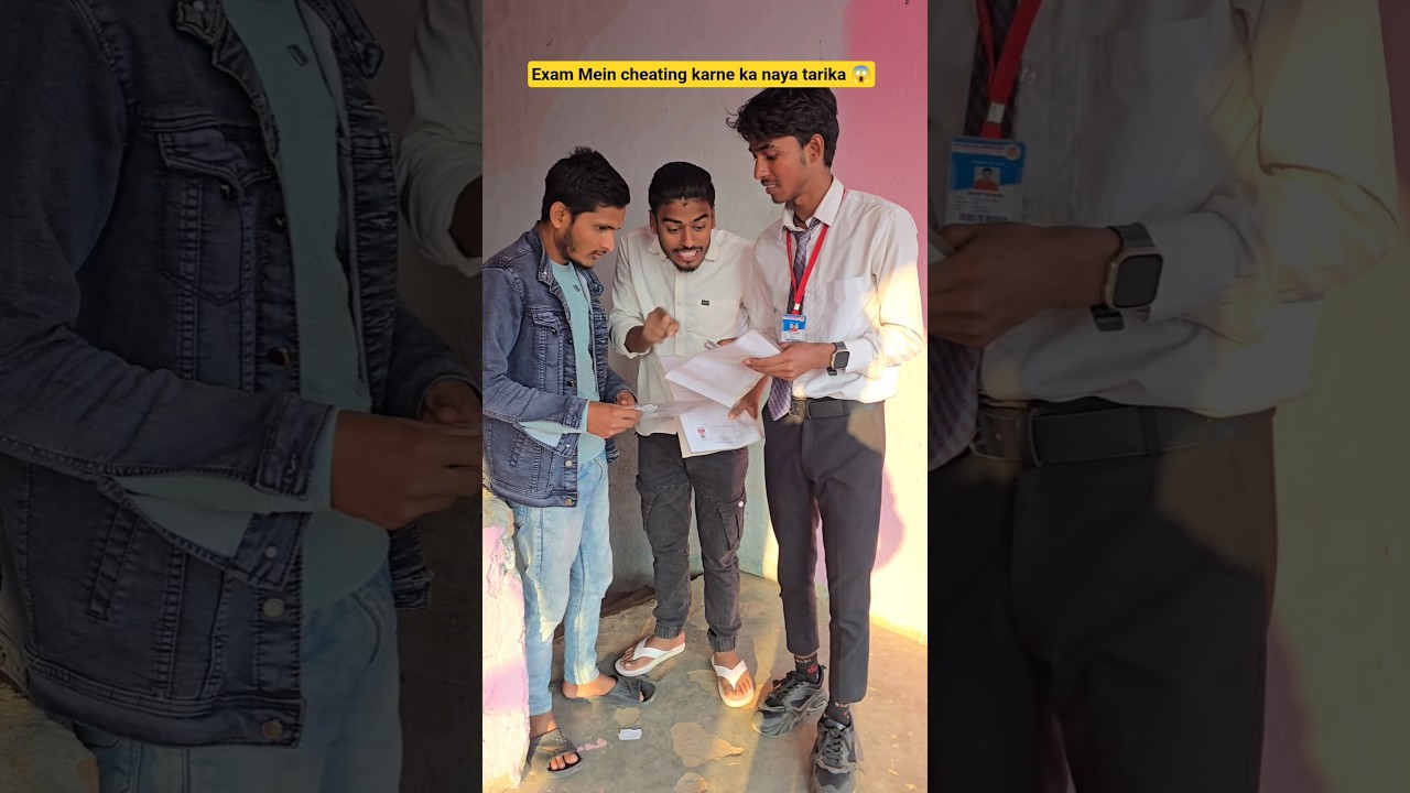 Exam Mein cheating karne ka naya tarika #shorts #students #exam #biharboard #business #funny #comedy