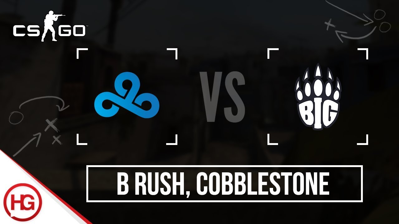 Cloud9 vs BIG - Cobblestone, B Rush Execute (CS:GO Strategy Breakdown #27)