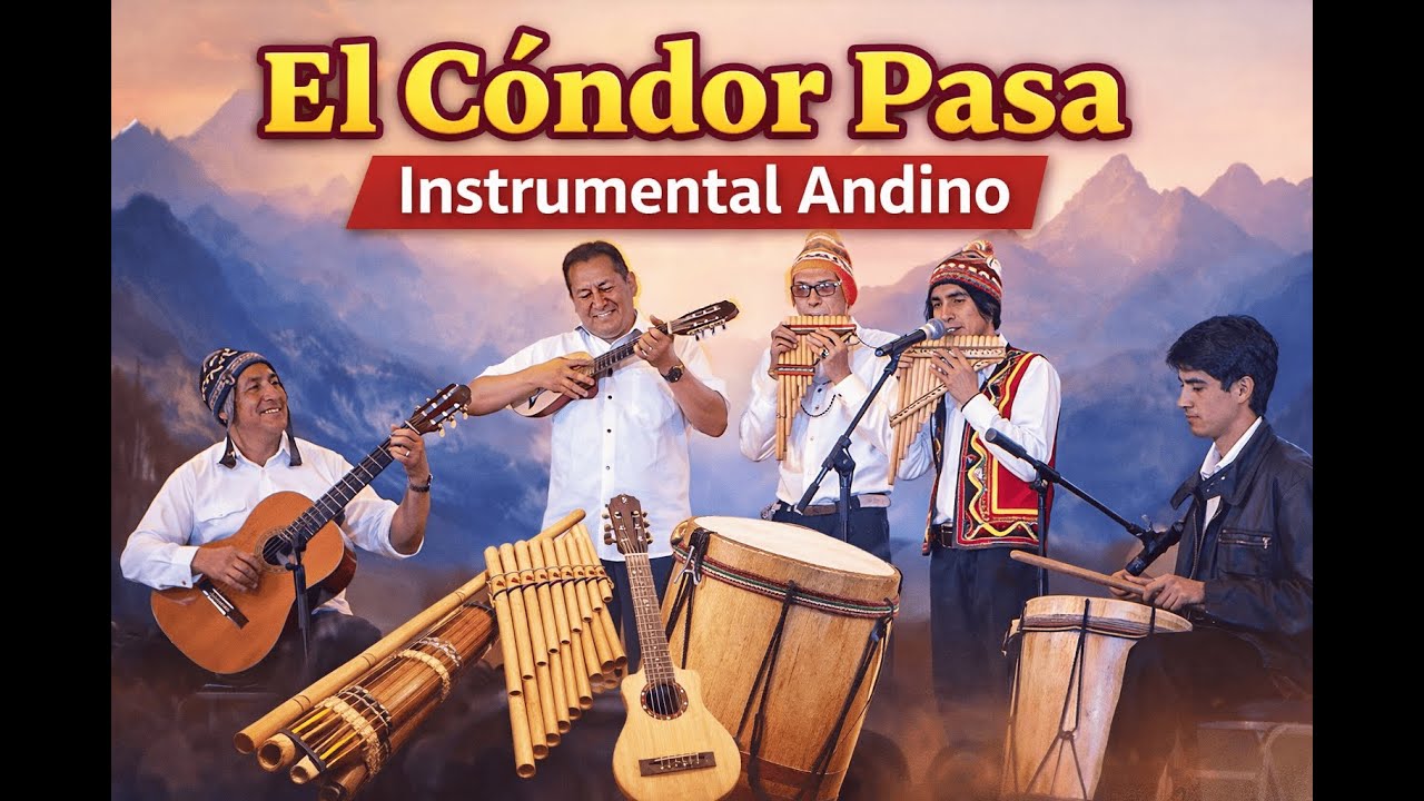 El Cóndor Pasa | Instrumental Andino 🎶 Flauta de Pan, Zampoña y Charango