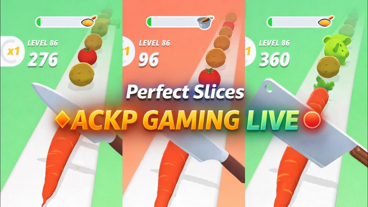 Perfect Slices 🍆🥒 live 🛑 Gameplay #38 #shortsfeed #live #perfectslices