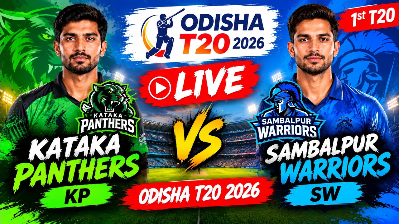 🔴KP vs SW, 1st T20, Odisha T20 2026 | Info, Weather Report, Pitch Report & Playing XI
