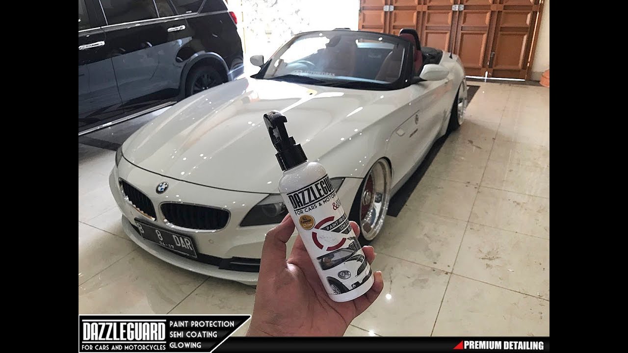 Sealant wax pengkilap cat body & coating secara instan dengan Dazzle Guard - BMW Z4