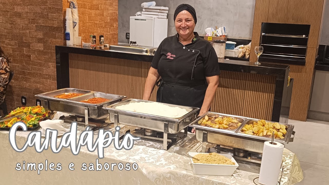 Comida para 50 pessoas com card&aacute;pio simples e f&aacute;cil