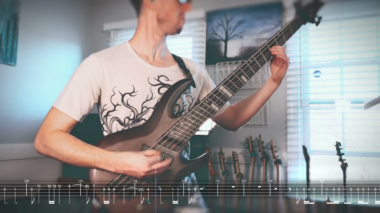 Meshuggah - Obzen [Tabs] Bass Cover