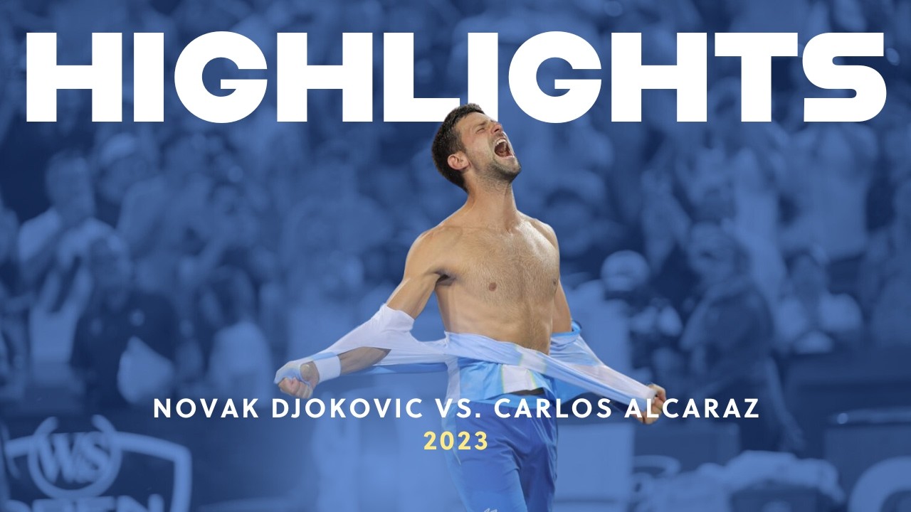 Novak Djokovic vs. Carlos Alcaraz - 2023 Cincinnati Open Finals Highlights