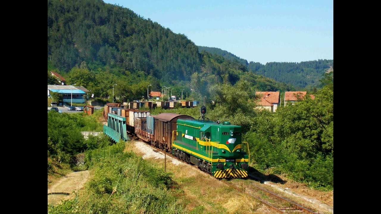 EMD G16 in action on Serbian freight trains