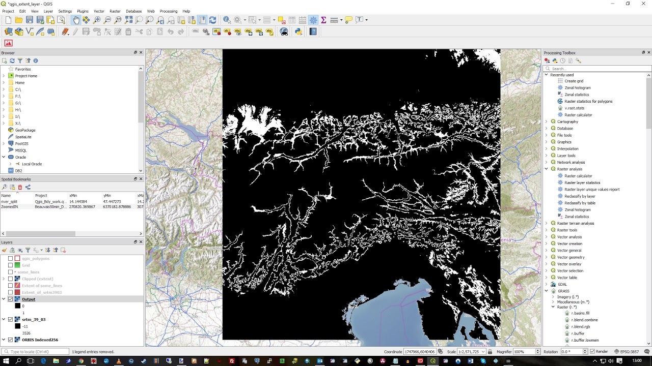 QGIS Raster Calculator