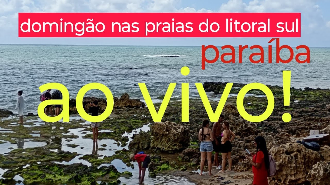 domingão nas praias do litoral sul paraibano