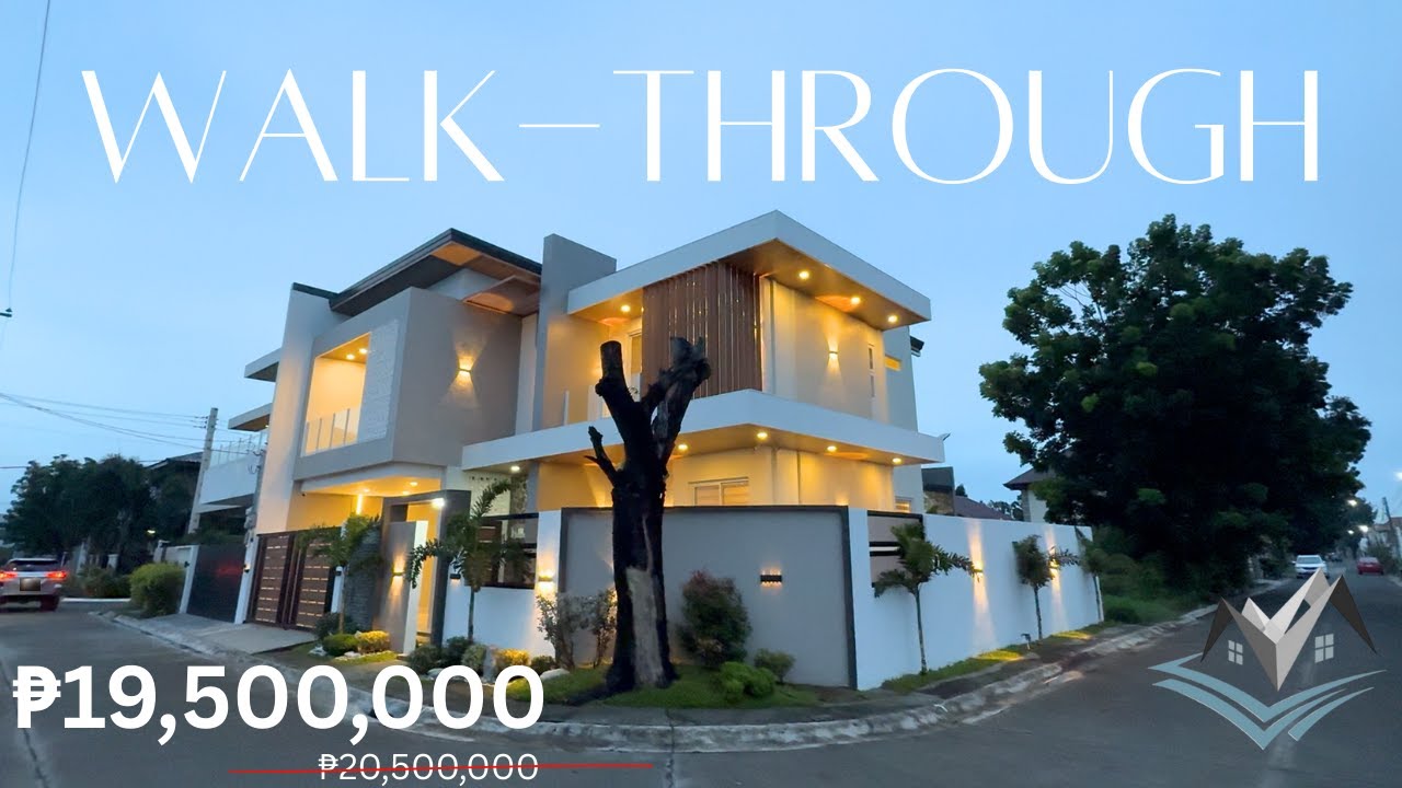WALK-THROUGH 1 | Modern Contemporary 5-BEDROOM 2-STOREY House with Swimming Pool in Pampanga