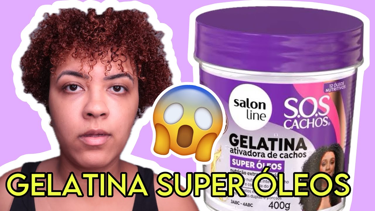 GELATINA SOS CACHOS SUPER ÓLEOS | *primeiras impressões | Cabelo Crespo