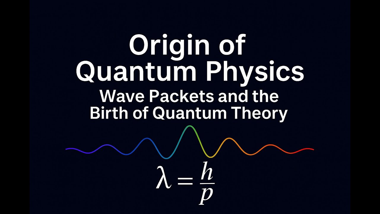 Origin of Quantum Physics | Wave Packets and the Birth of Quantum Theory