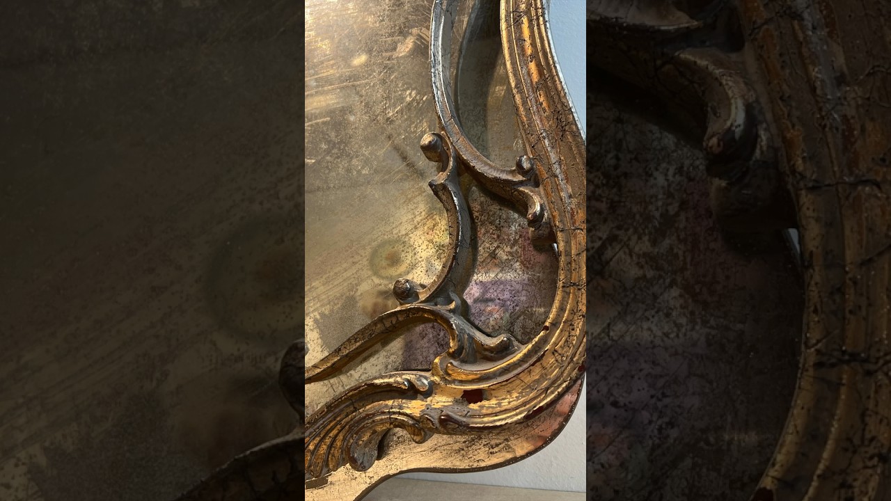Transforming a Vintage Mirror into an Oil Painting | Part 1