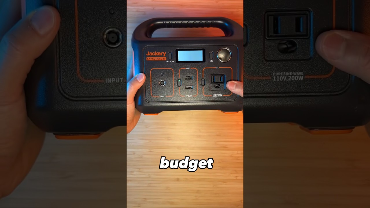 most budget friendly Jackery E240 #powerstation