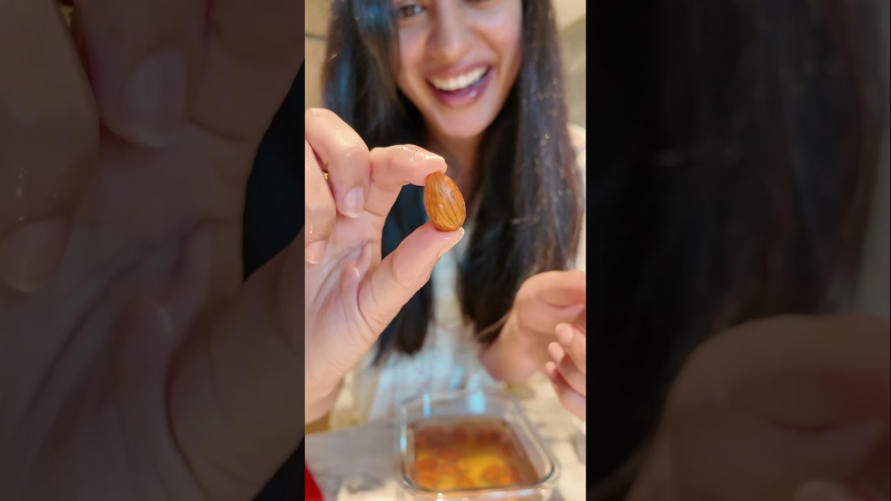 नाश्ते के लिए बादाम दूध की आसान रेसिपी #हिंदी #रेसिपी #भोजन
