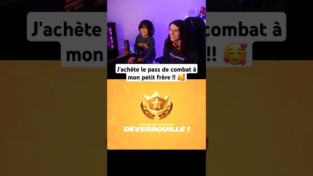 Il vient de commencer Fortnite 🤣
