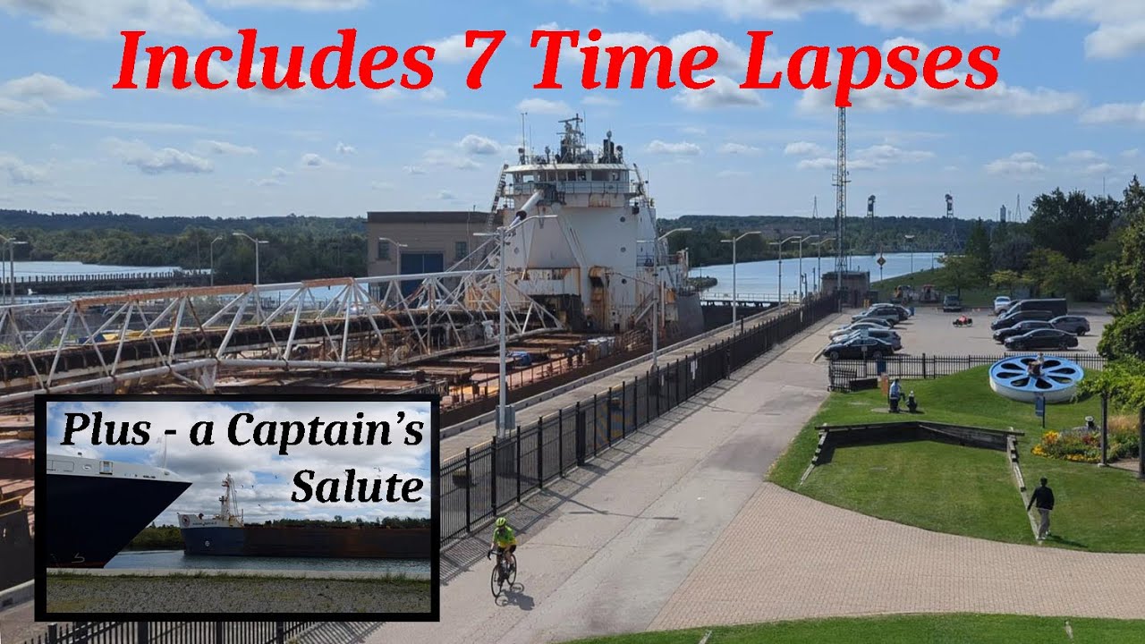 Algoma Buffalo downbound, lowered at Locks 5, 4 & 3 Aug 29, 2024