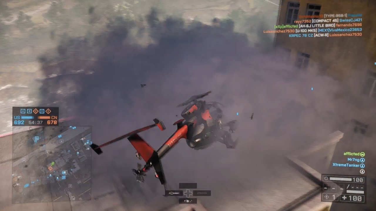 Battlefield 4 Scout Heli Gameplay #26