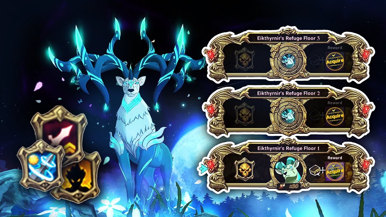 HOW TO BEAT STAGES 1, 2 & 3 FULL EIKTHYRNIR (DEER) GUIDE!!! l 7DS: Grand Cross