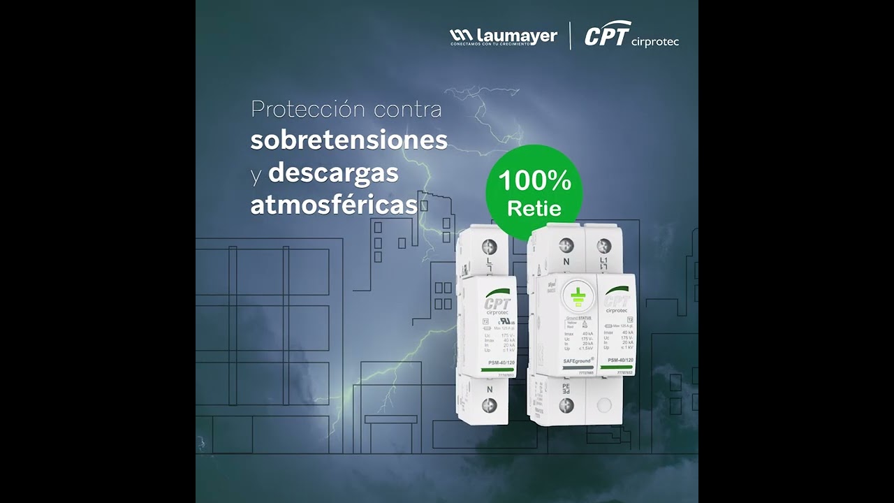 CIRPROTEC - Protecci&oacute;n contra sobretensiones y descargas atmosf&eacute;ricas #CPT #Sobretensiones #retie