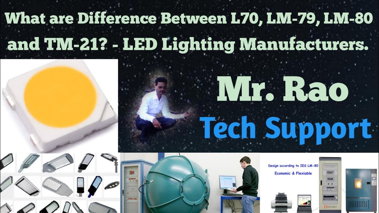 What are the Difference Between L70, LM-79, LM-80 and TM-21? - LED Lighting Manufacturers.