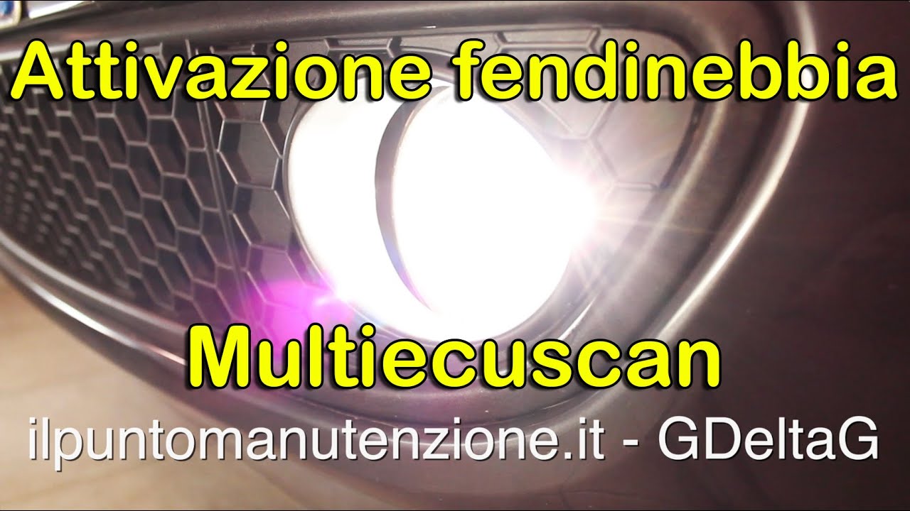 Attivazione fendinebbia con Multiecuscan e OBD2 (allineamento proxi)