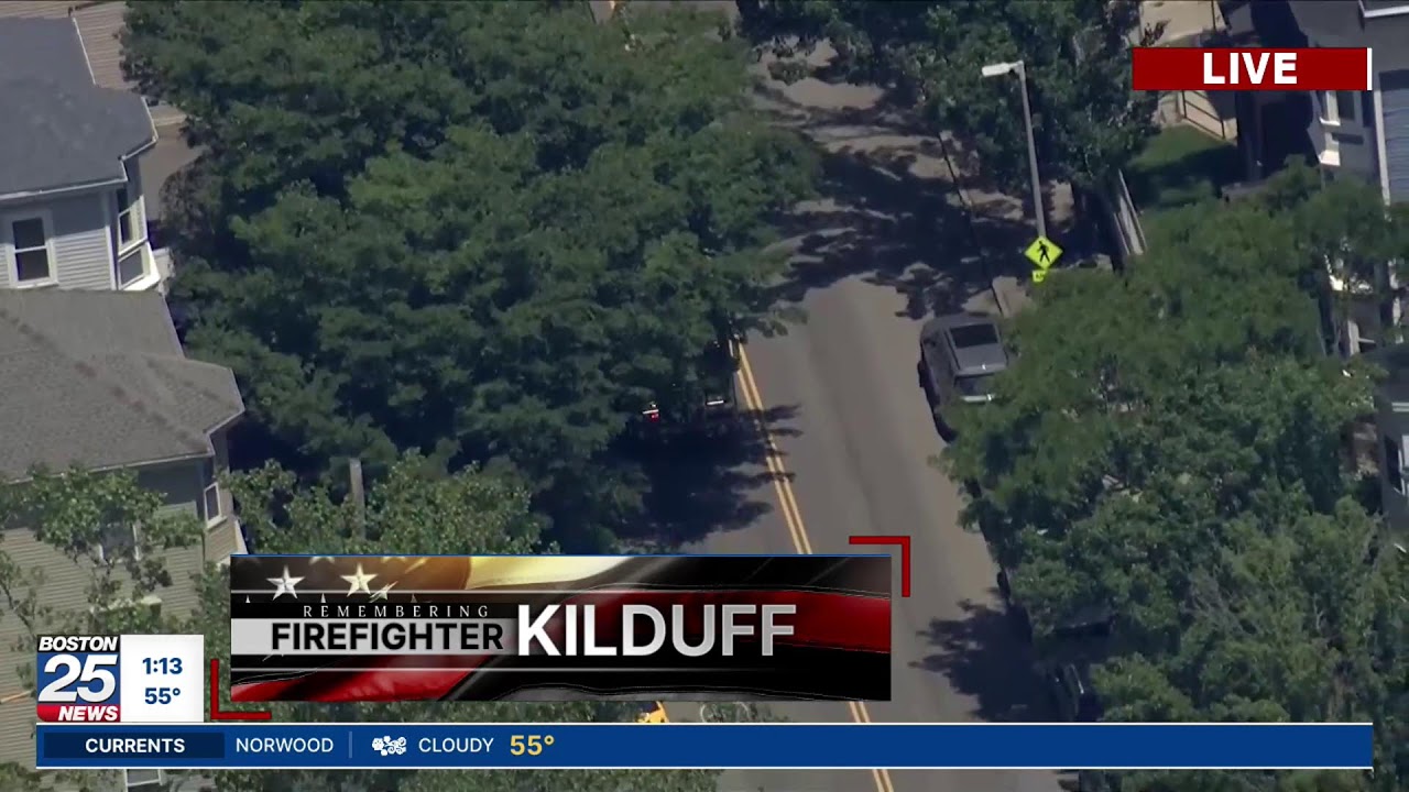WATCH LIVE: Funeral procession for fallen Boston firefighter Robert Kilduff Jr.