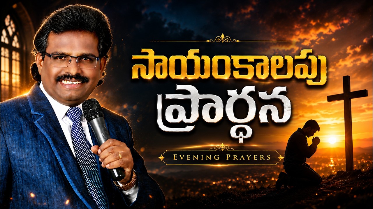 సాయంకాలపు ప్రార్ధన | Evening Prayers | 24 June 2026 | Dr.Thomas Dahinchu Agni Ministries Rajahmundry