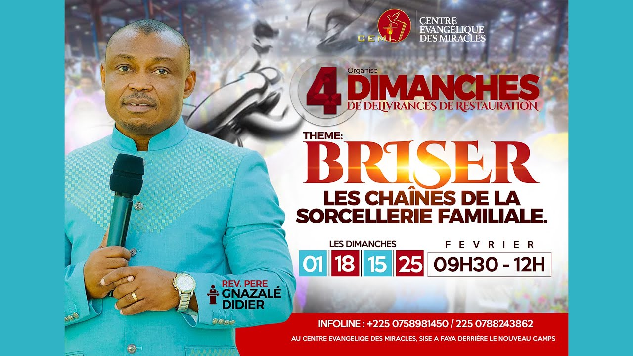 4 DIMANCHES DE DELIVRANCE ET DE RESTAURATION.