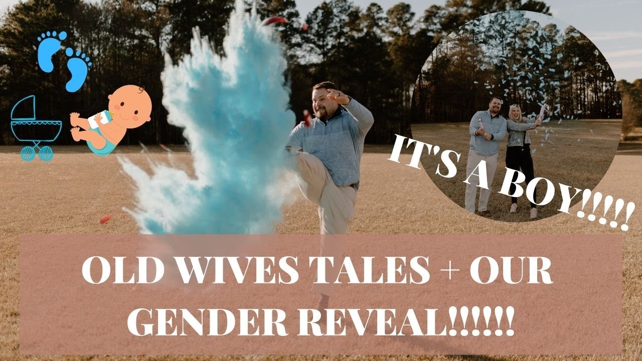 OLD WIVES TALES + OUR GENDER REVEAL!!!!! IT'S A BOY!!!!!!!!!
