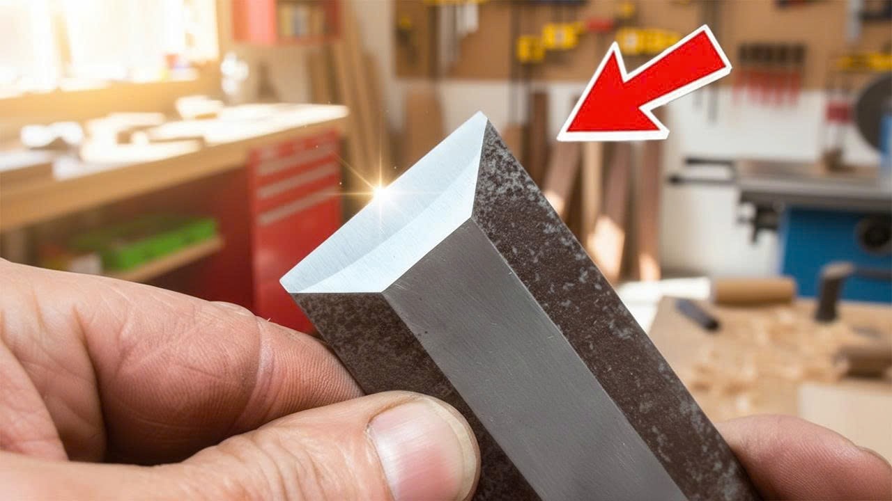 Самое острое в мире долото! Заточите его быстро и точно этим простым методом.