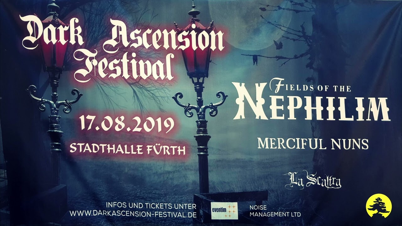 Fields of the Nephilim 17-08-2019 F&uuml;rth, Deutschland / Germany