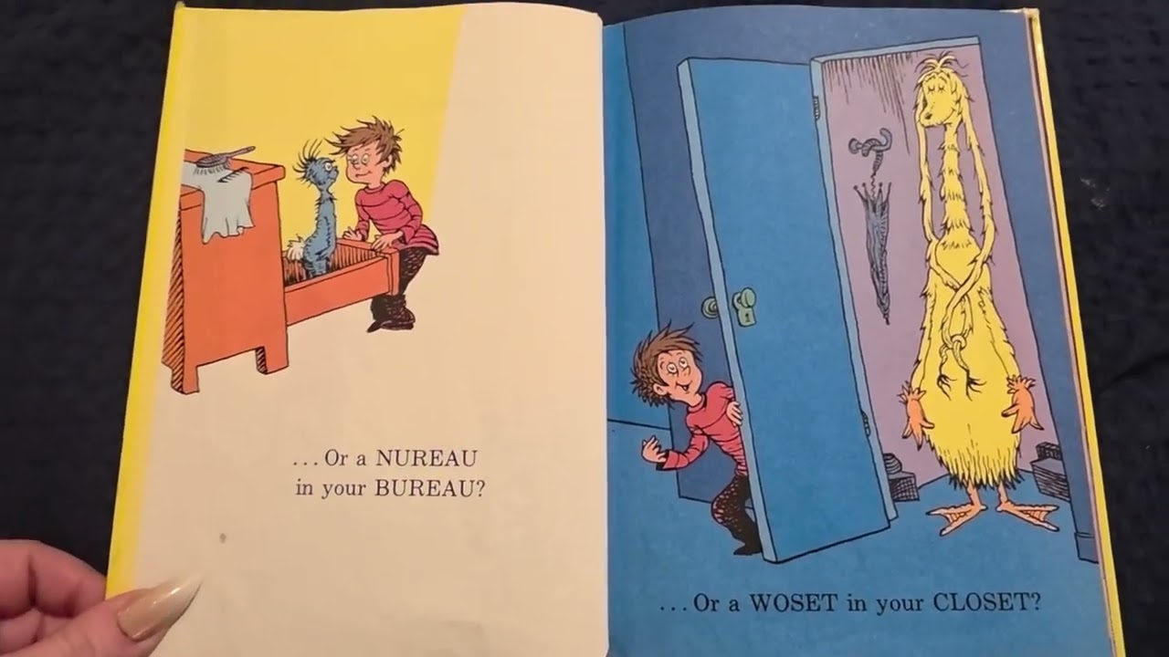 This is one of my FAVORITE books There's a Wocket in My Pocket by Dr Suess
