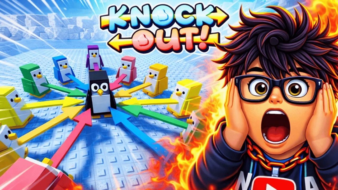 Ten Nokaut w Knockout! Zmiótł Wszystkich z Areny 🔥🔥 Pingwiny round 1 | let's go! 🔥 😅
