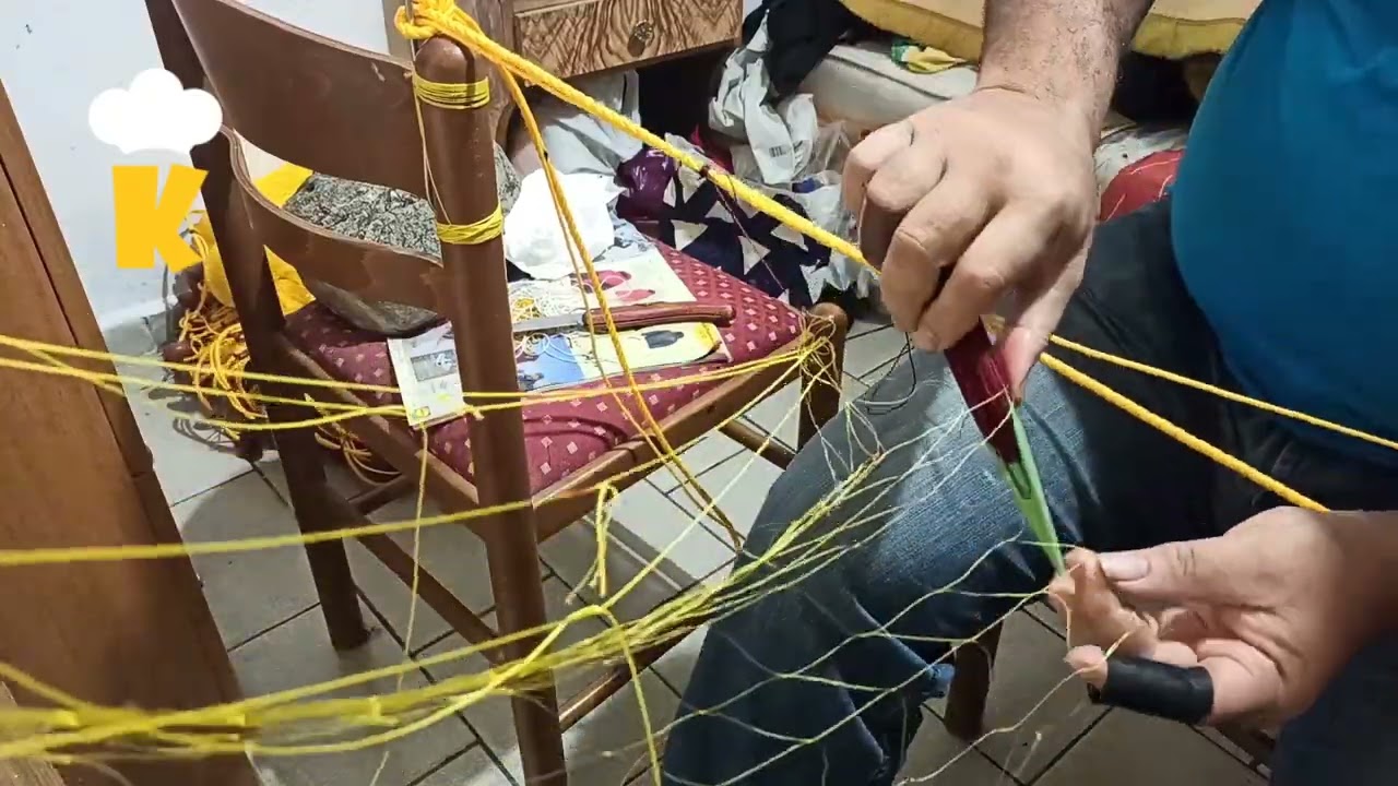 شباك العلق وطريقه جديده في عمل شباك الصيد