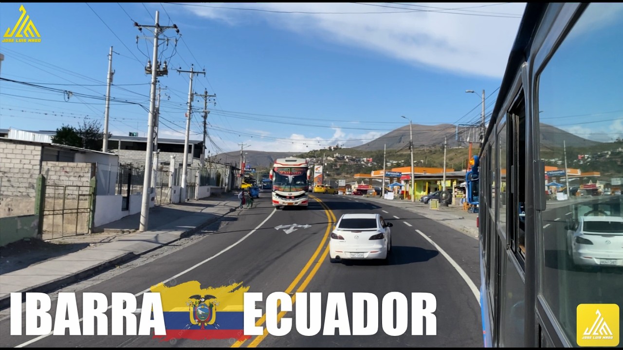 🚎 en bus por IBARRA ECUADOR | 2024 4k 