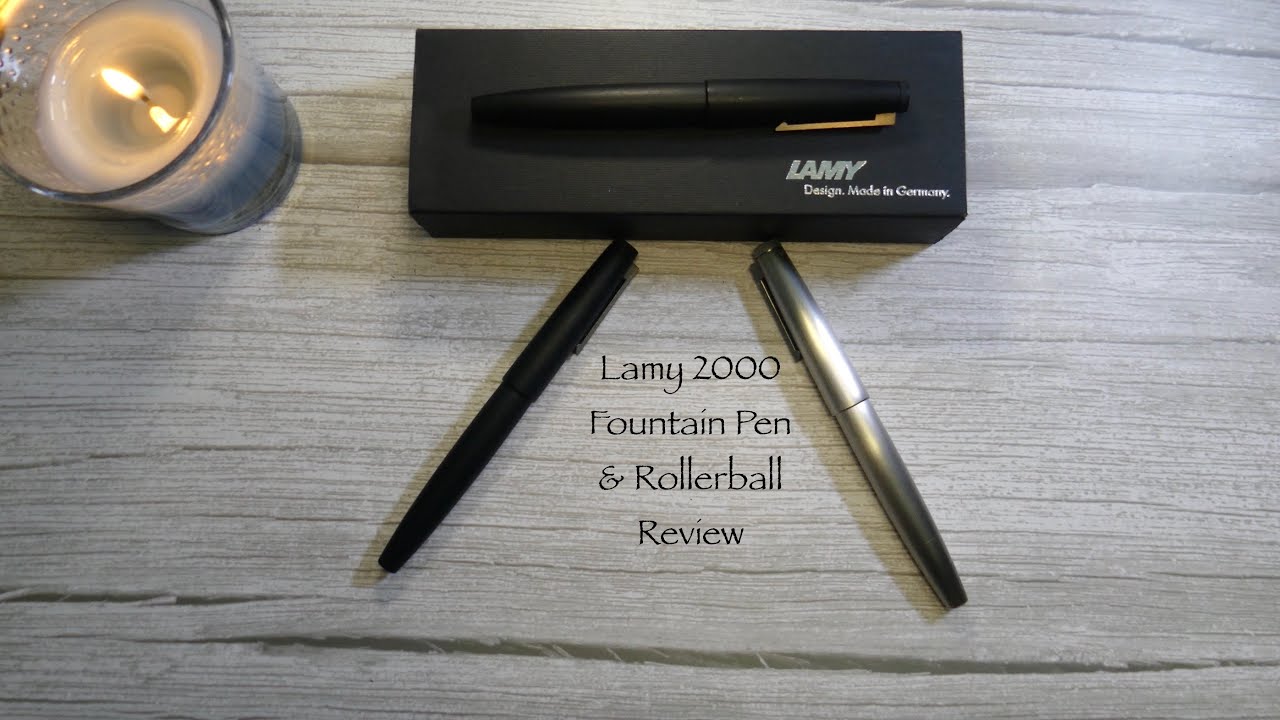 Lamy 2000 Fountain Pens and Rollerball - Review