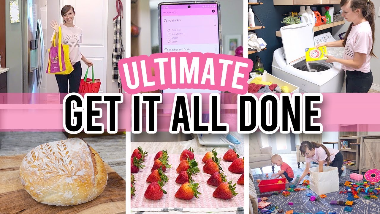 ✨NEW✨ ULTIMATE GET IT ALL DONE | CLEANING + COOKING + BAKING + ORGANIZING 2024 | SHELBY MARYBETH