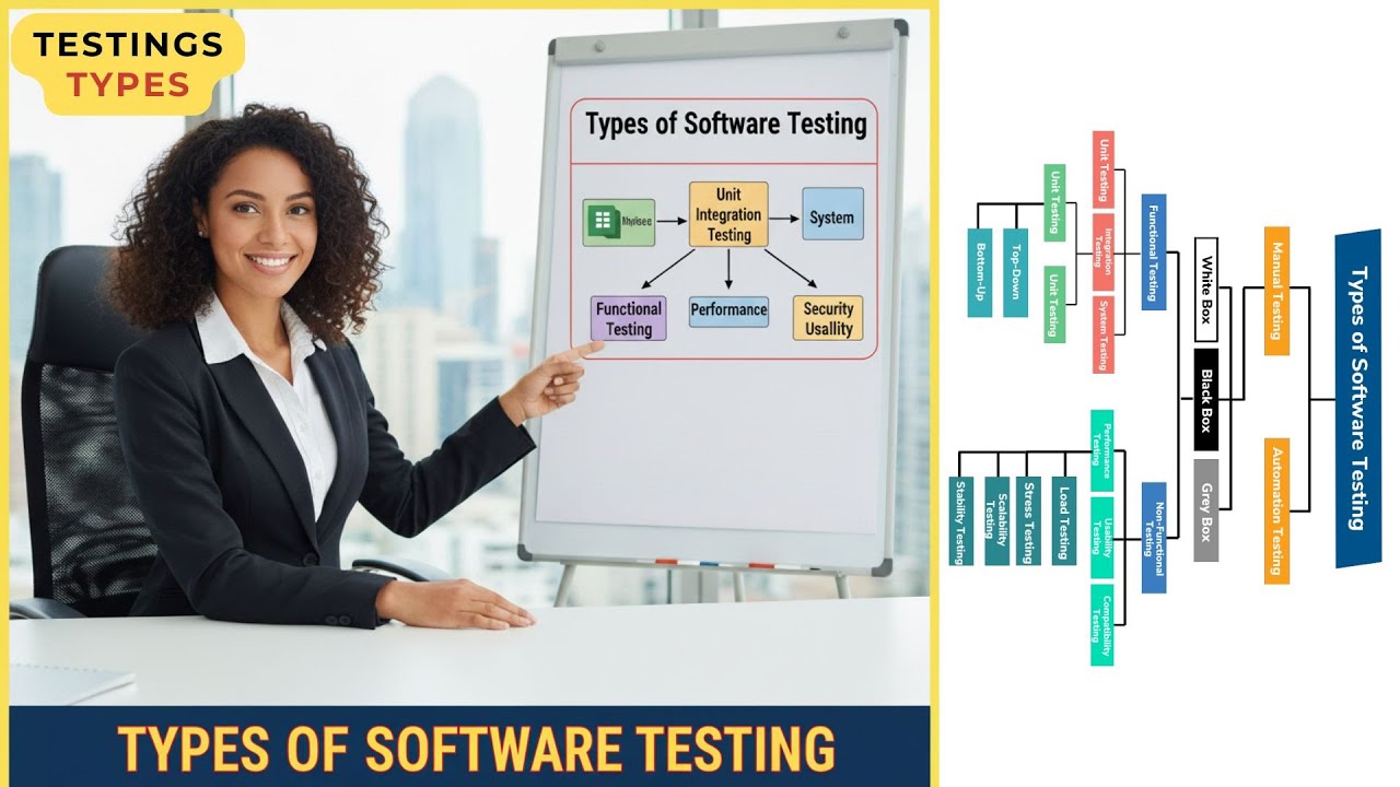 Types of Software Testing | Software Testing Explained | Software Testing Tutorial