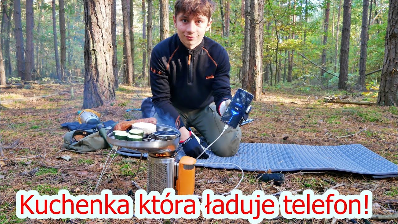 Jesienny biwak, grillowanie i zbieranie grzybów- test kuchenki